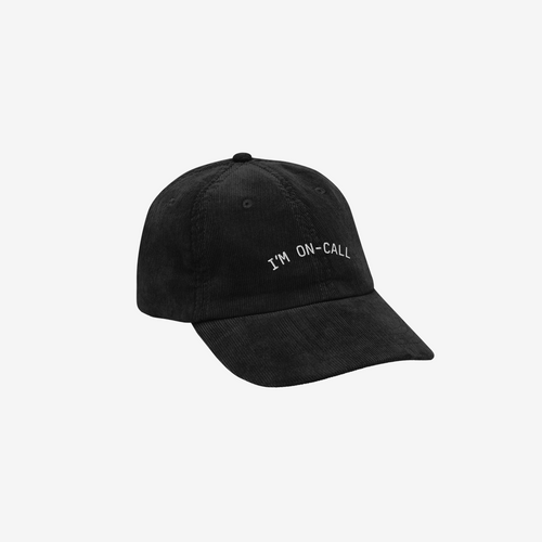 I'm on-call Vintage corduroy cap